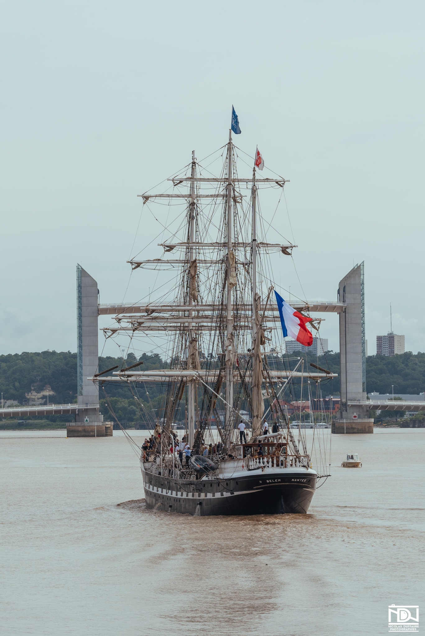 Le Belem quittant Bordeaux – Juin 2017